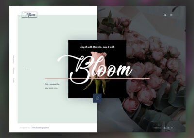 Website Design | “Bloom” Flower Shop